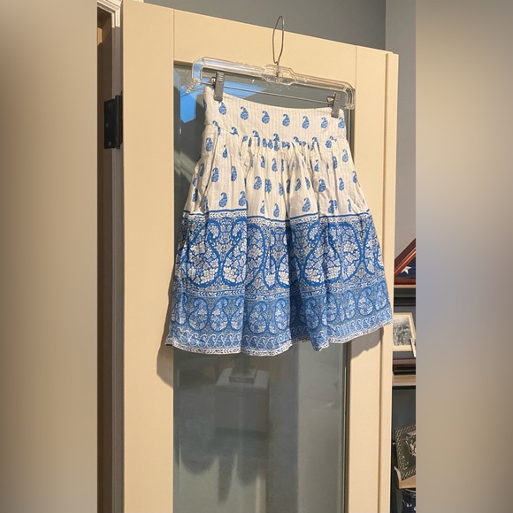 💙🌸Bohemian Paisley Mini Skirt - Picture 2 of 5